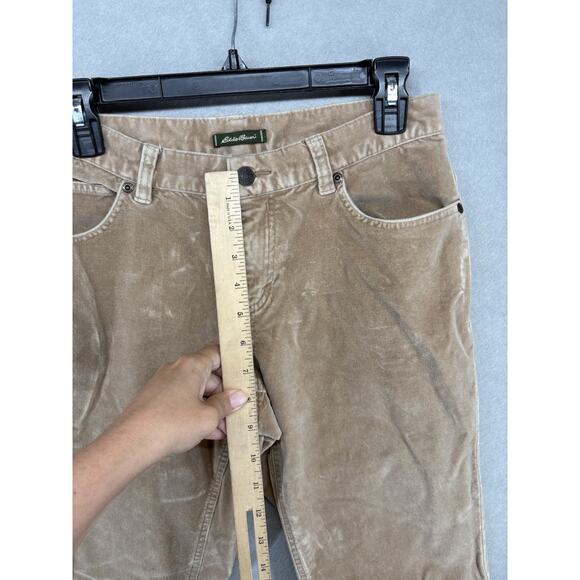 Eddie Bauer Womens Boyfriend Relaxed Corduroy Pants‎ Beige Size Petite 6 Y2K - Picture 6 of 10